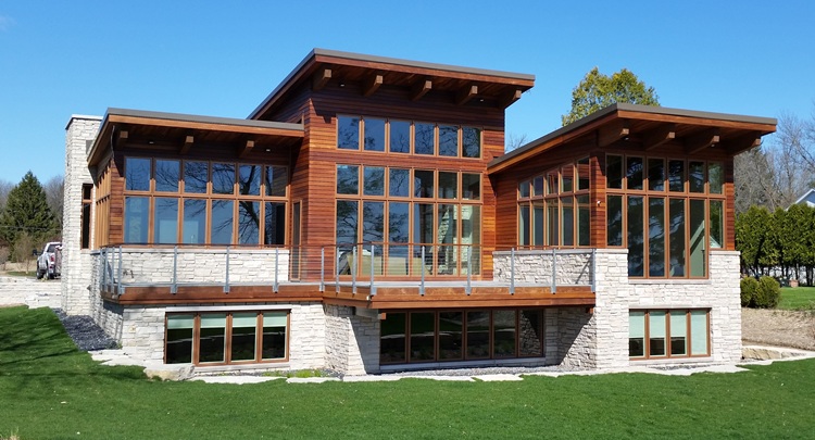 Front image of Das Falter Haus custom home