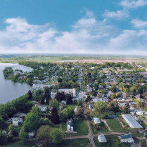 Aerial View of Germantown, WI